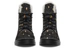 Spooky Soirée Winter Boots - Warm Micro-Suede Doc-Style Boots Lined with Vegan Wool Online