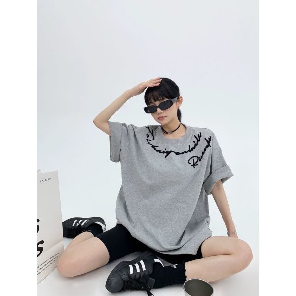 Casual Oversized Graphic T-shirt For Discount