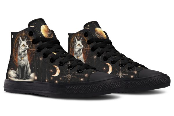 Astral Fox High Tops - Classic Premium Canvas Shoes with Comfortable and Durable Soles on Sale