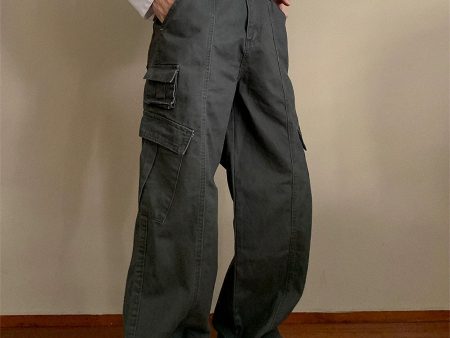 Casual Straight Cargo Pants Hot on Sale