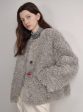 Button Closure Fur Jacket Online Sale