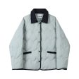 Contrast Trim Quilted Down Jacket Sale