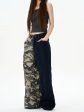 Camouflage Splicing Wide-Leg Cargo Pants Online