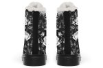 Veil of Roses Winter Boots - Warm Micro-Suede Doc-Style Boots Lined with Vegan Wool Online Hot Sale