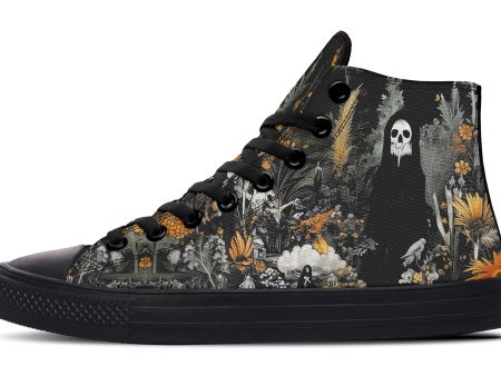 Grim’s Harvest High Tops - Classic Premium Canvas Shoes with Comfortable and Durable Soles Discount