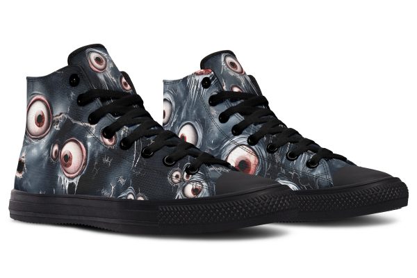 Beholder High Tops - Classic Premium Canvas Shoes with Comfortable and Durable Soles on Sale