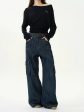 Cargo Workwear Jeans with Multi-Pockets Hot on Sale