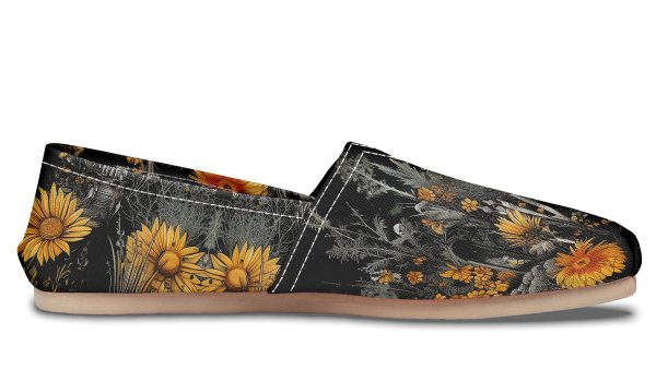 Grim’s Harvest Espadrilles - Lightweight Canvas Slip-Ons with Elastic V for Easy Comfort Online Sale