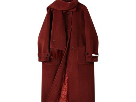 Winter Quilted Long Woolen Coat Cheap