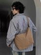 Brown Crossbody Canvas Bag For Discount