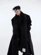 Woolen Thickened Long Windbreaker (with Scarf) Fashion