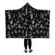 Nightshade Hooded Blanket - Cozy and Warm Wrap-around Blanket with Vegan Fur Lining and Hood Supply