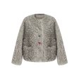 Button Closure Fur Jacket Online Sale