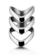 Chase Ring in Mirror Steel Sale