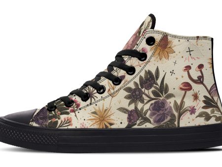 Enchanted Blossoms High Tops - Classic Premium Canvas Shoes with Comfortable and Durable Soles Cheap