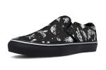 Nightshade Slipons - Comfortable Vegan Canvas Shoes with Easy Elastic In-Step Hot on Sale