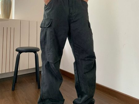 Casual High Waist Cargo Pants For Sale