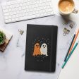 Ghost Besties Hardcover Notebook - with Elastic Closure & Ribbon Marker - Gothic Stationery with Cute Ghosts - Witchy Journal for School Office College & Uni Supply