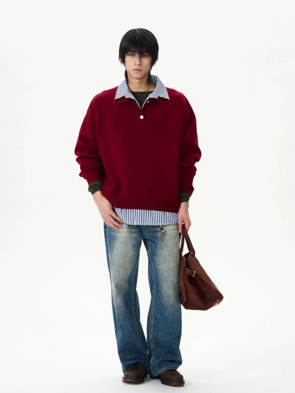 Check Patchwork Sweatshirt Hot on Sale