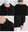 Button-front Lapel Knitted Cardigan Supply