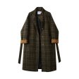 Button Closure Long Wool Coat Online Hot Sale