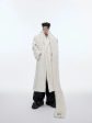 Woolen Thickened Long Windbreaker (with Scarf) Fashion