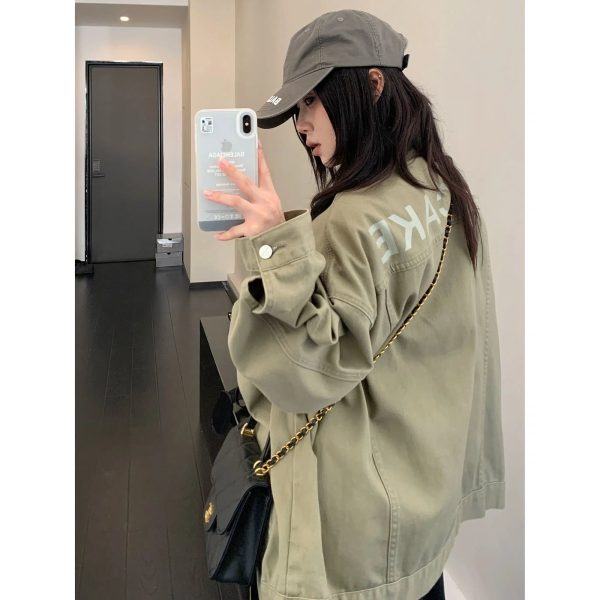 Casual Oversized Button-Up Coat Cheap