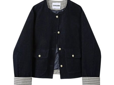 Casual Button-Up Coat with Pockets Discount