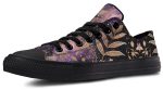 Galactic Bloom Low Tops - Classic Premium Canvas Shoes with Comfortable and Durable Soles For Cheap