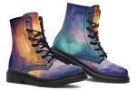 Aurora Pearl Boots - Vegan Leather Doc-Style Boots with Durable Stitched on Soles on Sale