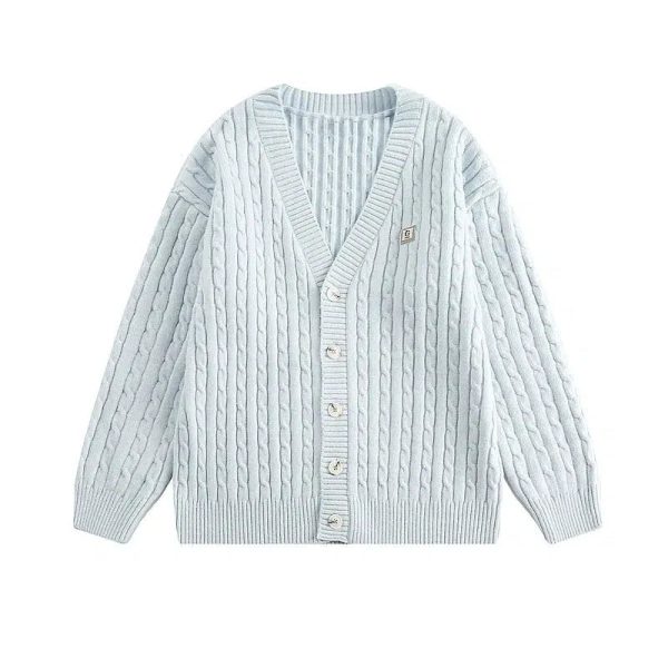 Cable Knit Cardigan Sweater Hot on Sale