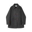 Button Accents Classic Wool Overcoat Sale