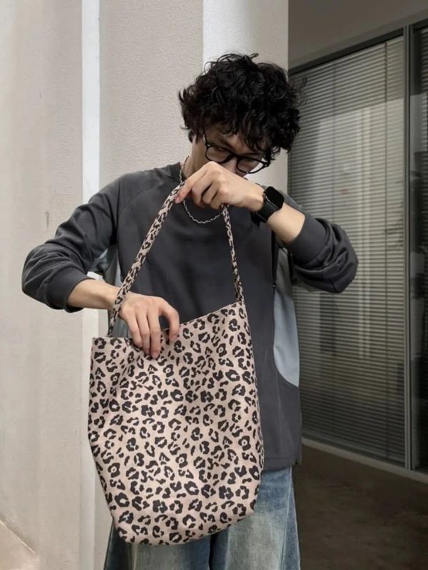 Casual Leopard Print Bag Discount