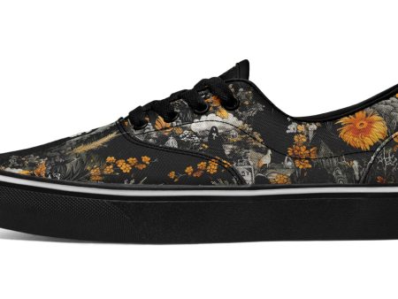 Grim’s Harvest Street Sneakers - Premium Vegan Canvas Sneakers with Durable Waffle Soles For Sale