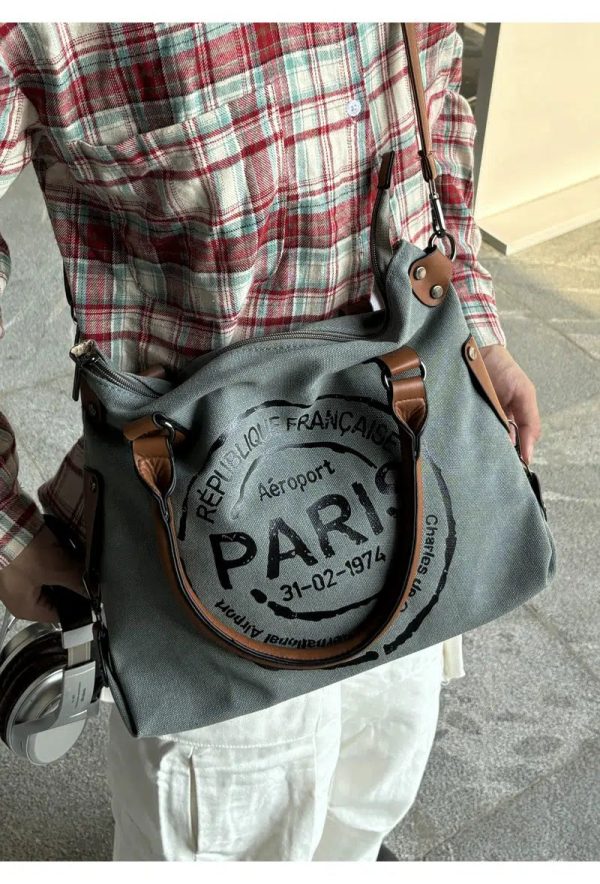 Casual Canvas Messenger Bag Online Sale