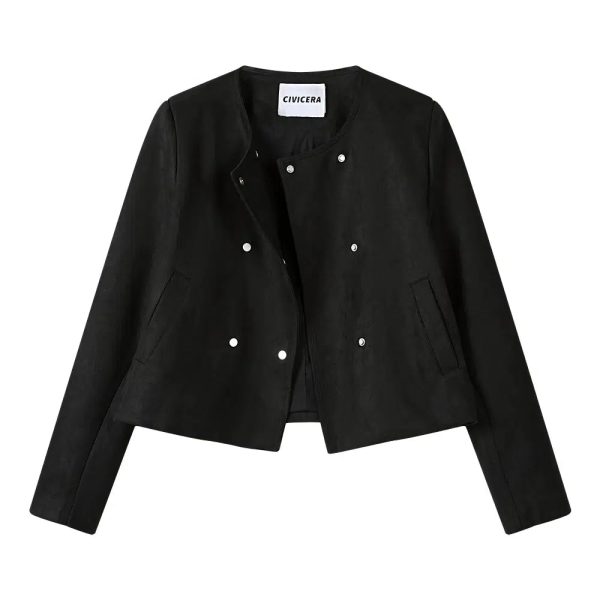 Button-Up Short Coat Discount