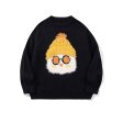 Cartoon Knit Round Neck Sweater Fashion