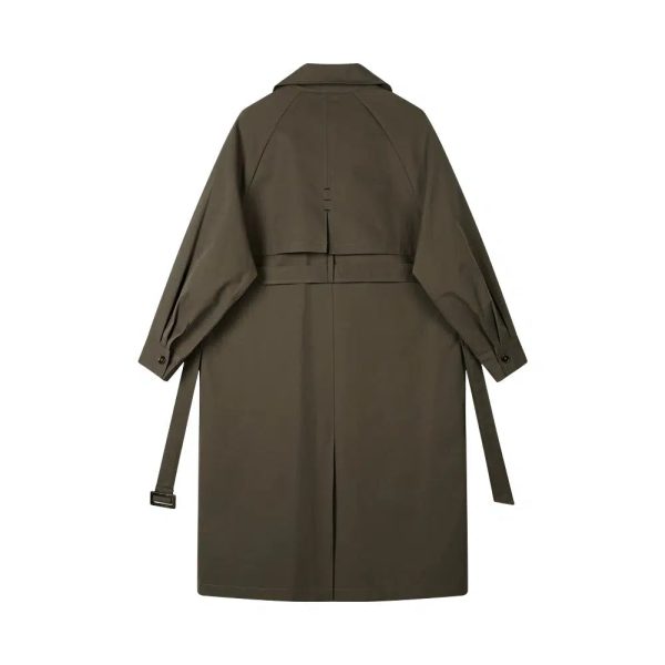 Classic Double-Breasted Trench Coat Cheap