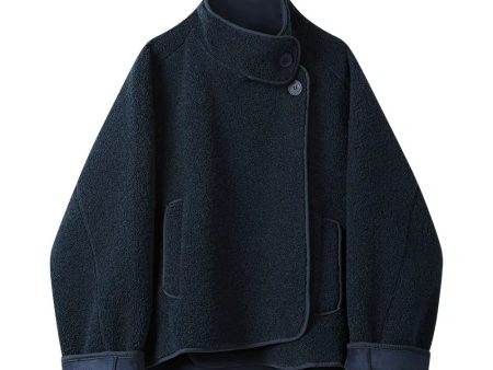 Wool Blend Asymmetrical Coat Online Sale