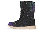 Aurora Fold Over Winter Boots - Microsuede Vegan Boots with Fur Lining and Convertible Style Fashion