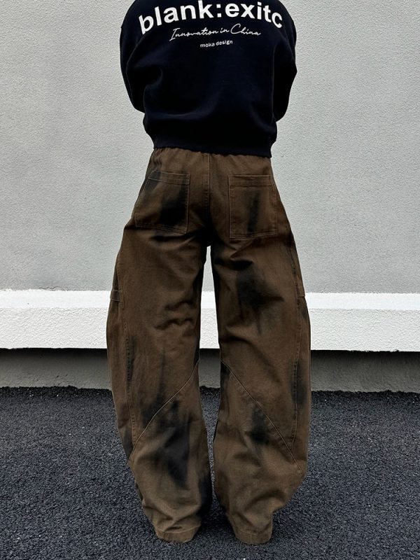 Brown Wide-Leg Pants Online