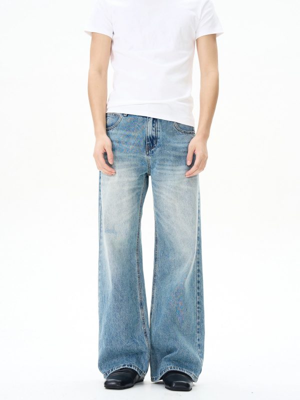 Blue Regular Fit Jeans Online Sale