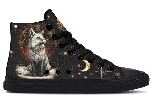 Astral Fox High Tops - Classic Premium Canvas Shoes with Comfortable and Durable Soles on Sale