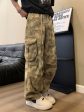 Camouflage Cargo Loose Fit Pants on Sale