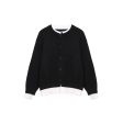 Button Front Crewneck Cardigan Online Hot Sale