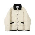 Contrast Trim Quilted Down Jacket Sale