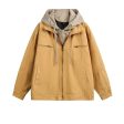 Casual Hooded Zip-Up Jacket Cheap