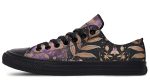 Galactic Bloom Low Tops - Classic Premium Canvas Shoes with Comfortable and Durable Soles For Cheap