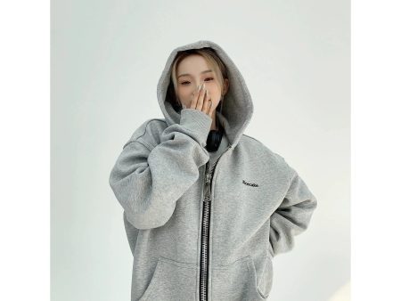 Zip-Up Hooded Coat Sale