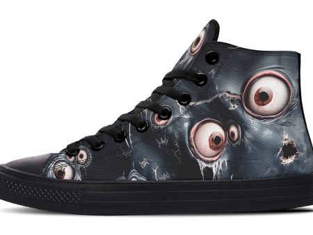 Beholder High Tops - Classic Premium Canvas Shoes with Comfortable and Durable Soles on Sale